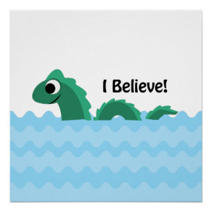 Ik geloof dat Champ de ChamPlain Monster is Poster