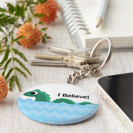 Ik geloof dat Champ de ChamPlain Monster is Sleutelhanger (Zijkant)