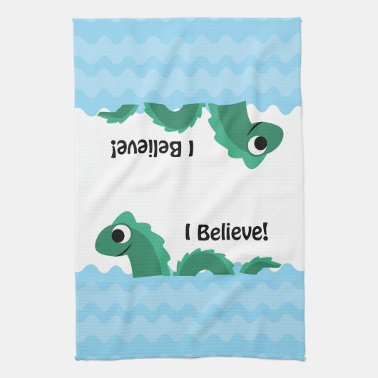 Ik geloof dat Champ de ChamPlain Monster is Theedoek (Verticaal)