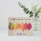 Ik geloof dat de verkoop van makelaarsmakelaarsmak briefkaart (Staand voorkant)