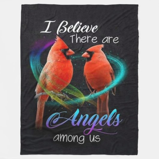 IK GELOOF DAT ER HOEKEN ONDER ONS ZIJN FLEECE DEKEN (Voorkant)