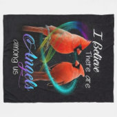 IK GELOOF DAT ER HOEKEN ONDER ONS ZIJN FLEECE DEKEN (Voorkant (Horizontaal))