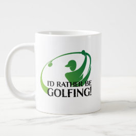 Ik Geloof dat Golfen Leuk is Golfer Golf Moderne Q Grote Koffiekop