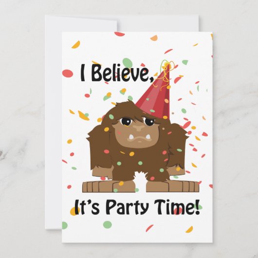 Ik geloof dat het de partijfeest is van de partij  kaart (Voorkant)