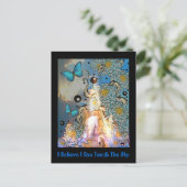 Ik geloof dat ik de hemel kan aanraken briefkaart (Staand voorkant)