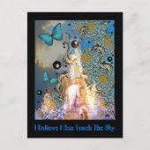 Ik geloof dat ik de hemel kan aanraken briefkaart (Voorkant)