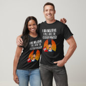 Ik geloof dat ik de kipnuggets monoc heb t-shirt (Unisex)