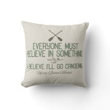 Ik geloof dat ik ga kanoën | Thoreau Quote