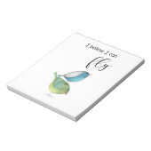"Ik geloof dat ik kan vliegen" notebookpad Notitieblok (Linkerzijde)