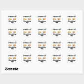 ik geloof dat ik moet opscheppen ronde sticker (Vel)
