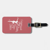 Ik geloof dat ik zal dansen bagagelabel (Voorkant horizontaal)