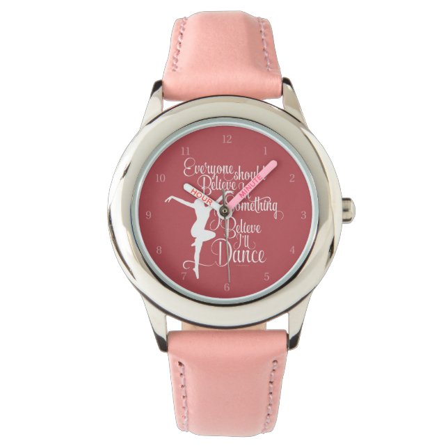 Ik geloof dat ik zal dansen horloge (Voorkant)