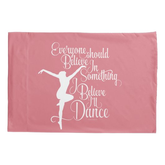 Ik geloof dat ik zal dansen kussensloop (Achterkant)