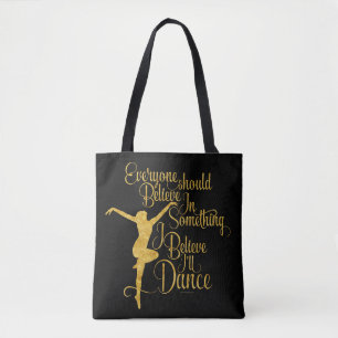 Ik geloof dat ik zal dansen tote bag