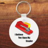 Ik geloof dat je mijn nietwaar kantoor hebt. sleutelhanger (Voorkant)