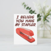 IK GELOOF DAT JE MIJN STAPEL HEBT BRIEFKAART (Staand voorkant)