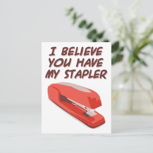 IK GELOOF DAT JE MIJN STAPEL HEBT BRIEFKAART (Staand voorkant)