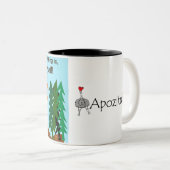 Ik geloof dat koffie-Mok Tweekleurige Koffiemok (Voorkant rechts)