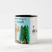 Ik geloof dat koffie-Mok Tweekleurige Koffiemok (Center)