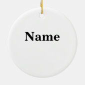 Ik geloof dat patriottische kerstaeagle Ornament (Achterkant)