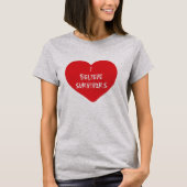 Ik geloof dat Survivors Heart T-Shirt (Voorkant)