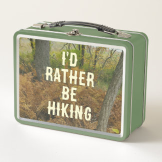 Ik Geloof dat Wandelen Leuker Is Metal Lunchbox