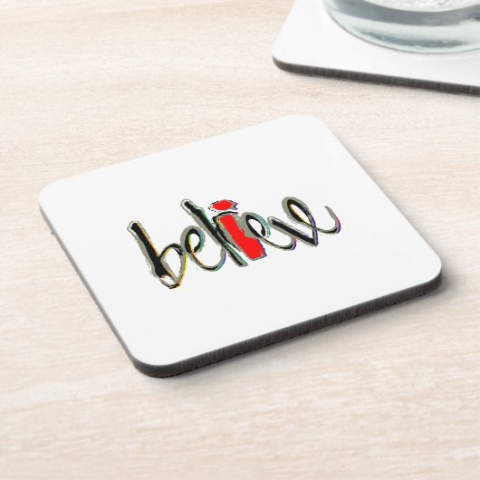 Ik geloof drankjes onderzetter (Linkerzijde)