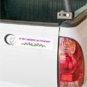 Ik geloof echt in feeën!! bumpersticker (Op Truck)