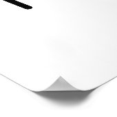 Ik geloof grappig positief Brie Cheese Pun Poster (Hoek)