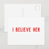 Ik geloof haar briefkaart (Voorkant / Achterkant)