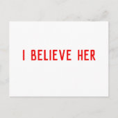 Ik geloof haar briefkaart (Voorkant)