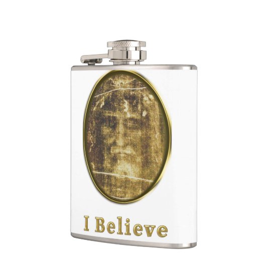 Ik geloof heupfles (Links)