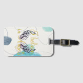 Ik geloof in Angels Abstract Terug Bagagelabel (Voorkant (horizontaal))