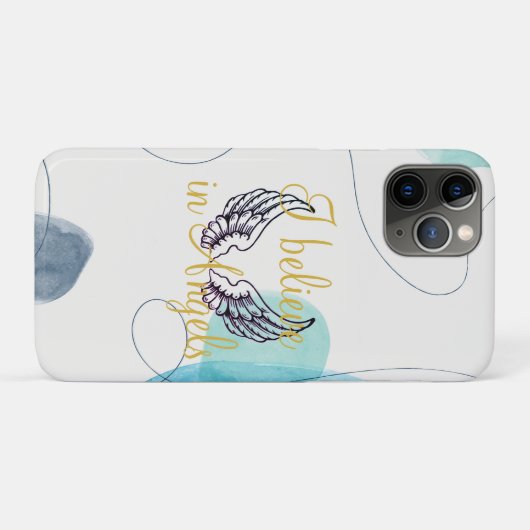 Ik geloof in Angels Abstract Terug Case-Mate iPhone Case (Achterkant (horizontaal))