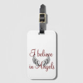 Ik geloof in Angels Bagagelabel (Voorkant (verticaal))