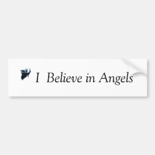 Ik geloof in Angels Bumpersticker