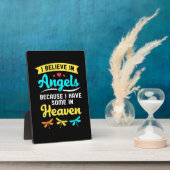 Ik geloof in Angels en libellen Fotoplaat (Zijkant)