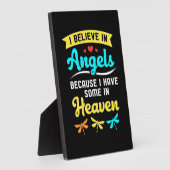 Ik geloof in Angels en libellen Fotoplaat (Zijkant)