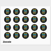 Ik geloof in Angels en libellen Ronde Sticker (Vel)