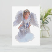 Ik geloof in Angels Feestdagenkaart (Staand voorkant)