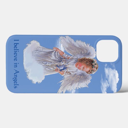 Ik geloof in Angels Hoesje-Mate iPhone Case (Achterkant (horizontaal))