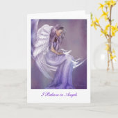 Ik geloof in Angels Kaart (Gele Bloem)