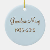 Ik geloof in Angels Memorial Keramisch Ornament (Achterkant)