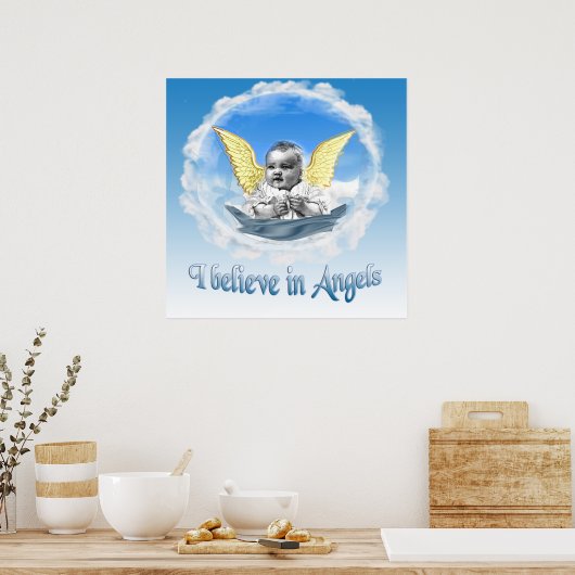 Ik geloof in Angels poster (Keuken)