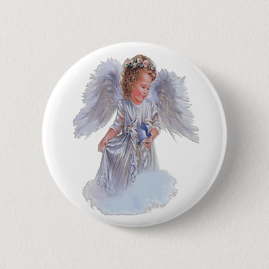 Ik geloof in Angels Ronde Button 5,7 Cm (Voorkant)