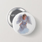 Ik geloof in Angels Ronde Button 5,7 Cm (Voorkant /achterkant)