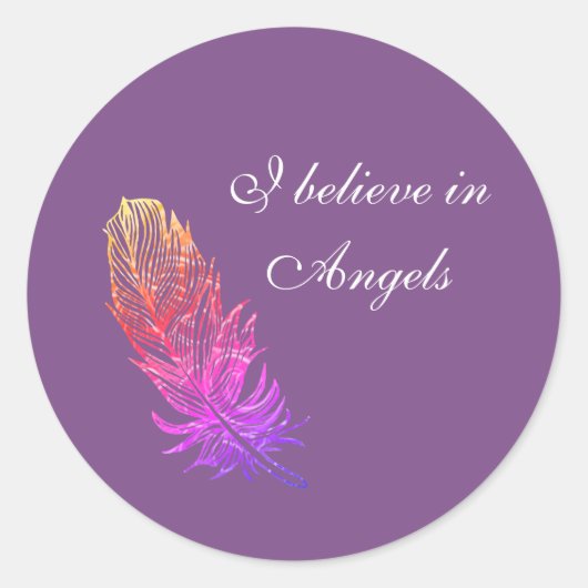 Ik geloof in Angels Sticker (Voorkant)