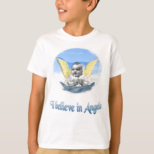 Ik geloof in Angels T-shirt (Voorkant)