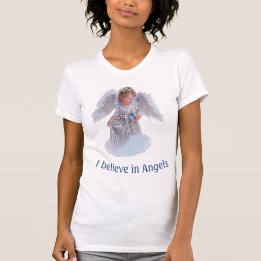 Ik geloof in Angels T-shirt (Voorkant)