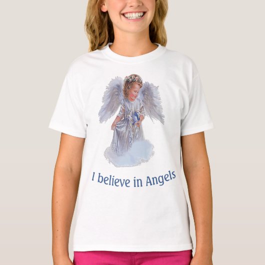 Ik geloof in Angels T-shirt (Voorkant)